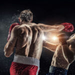 Controversial KNOCKOUT: Usyk vs. Verhoeven CHAOS Boxer punches opponent during intense boxing match.