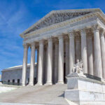 United States Supreme Court Building front entrance.