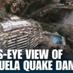 WATCH: Aerial Footage Reveals DEADLY TWIN EARTHQUAKE Destruction Across La Guaira In Venezuela