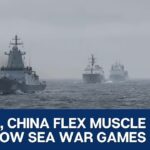 Watch: Russia & China Showcase Naval Firepower in Yellow Sea War Drills | Vantage on Firstpost | 4K