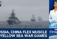 Watch: Russia & China Showcase Naval Firepower in Yellow Sea War Drills | Vantage on Firstpost | 4K
