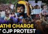 Exam Chaos Sparks Street War In Delhi Cockroach Janta Party Protest LIVE: Security Forces Lathi Charge Protesters At Jantar Mantar | WION