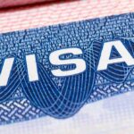 U.S. Envoys Stopped—Election Motive Questioned Close-up of a U.S. visa page