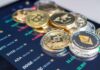 Trump Pardon Shocks Crypto — What’s The Catch? Stack of cryptocurrency coins on a trading app screen