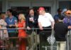 Lincoln 2.0? Not With This Crew Group of spectators on a balcony at a golf event