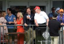 Lincoln 2.0? Not With This Crew Group of spectators on a balcony at a golf event