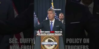 Secretary Duffy drives illegal immigration debate home #shorts #breaking #fox