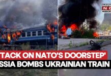 Putin Attacks NATO? Russian Drone Hits Ukrainian Train Near Polish Border, Sparks Alarm | WATCH