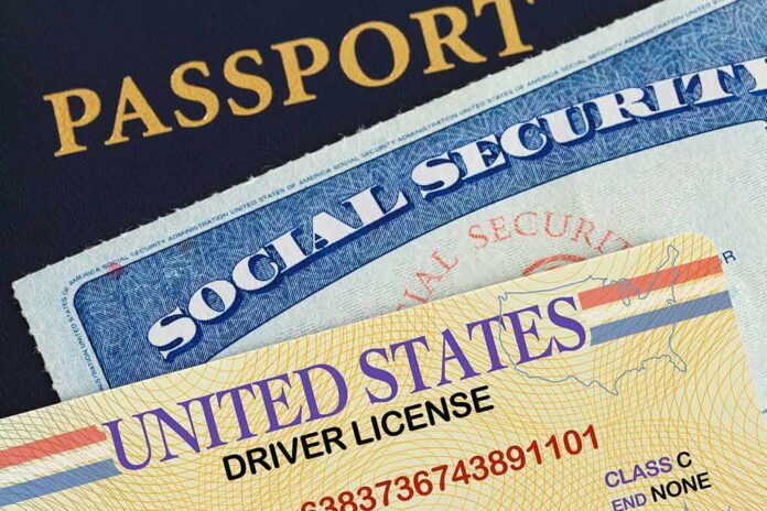 Stack of U.S. identification documents