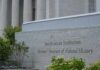 Patriotism Push Collides With Smithsonian Power Smithsonian Institution museum exterior with engraved stone sign