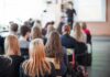 Viral ‘Rapists vs Athletes’ Claim Ignites Fight Students seated in a classroom listening to a presentation