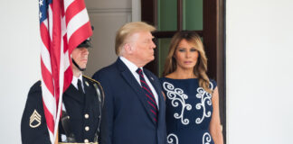 President Trump, 1st Lady Melania Trump